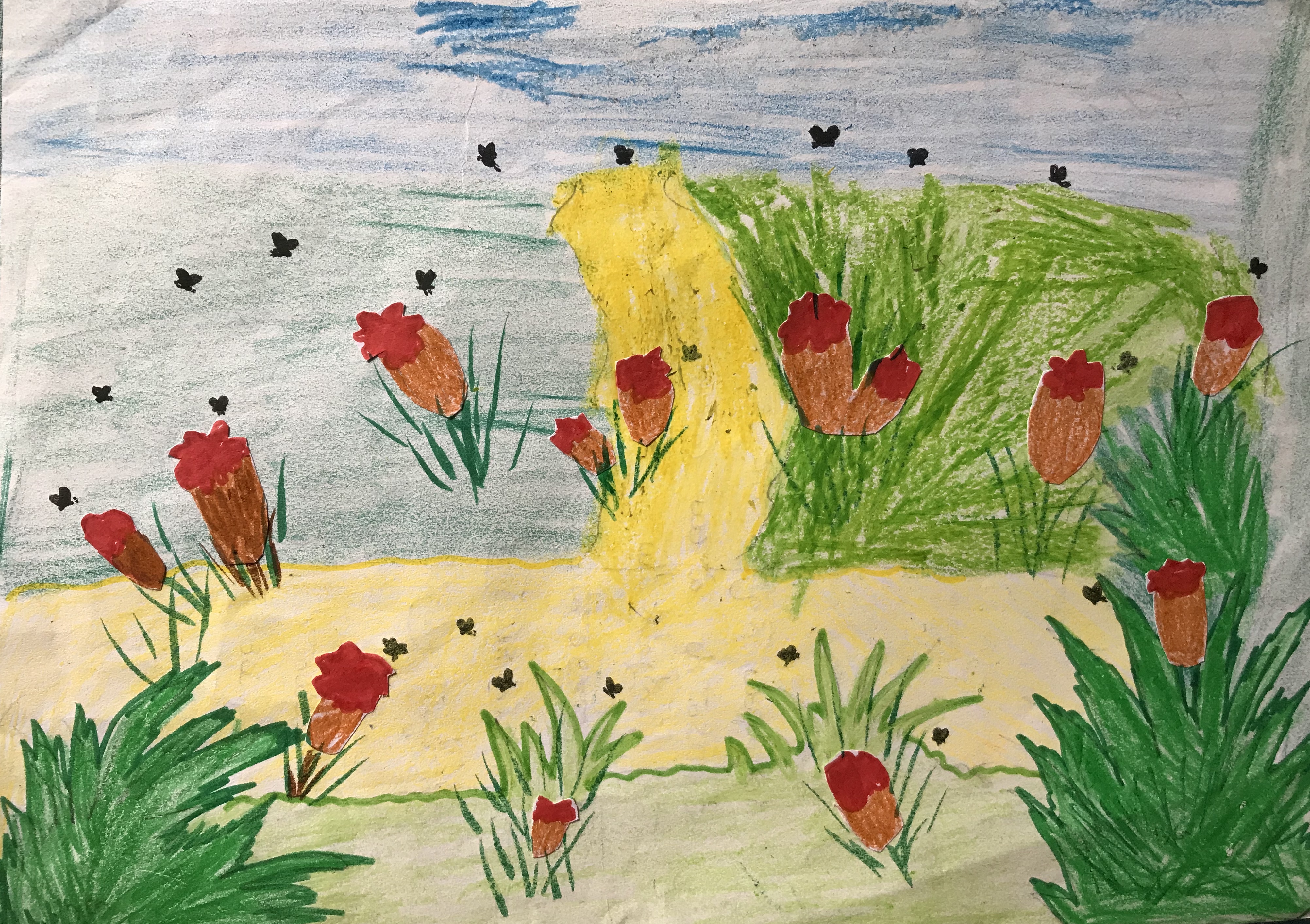 Flower Garden – ✨ Santhi's Art and Craft Ideas ✨, image size:4008x2828